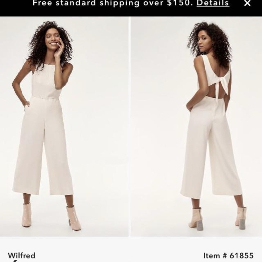 Wilfred Elegant Cream Jumpsuit